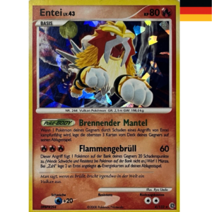 Pokemon Entei Lv.43 (SW 4)-GER