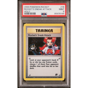 Pokemon Rocket's Sneak Attack (TR 16)- PSA 9