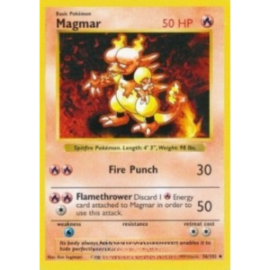 Pokemon Magmar (BS 36)- shadowless