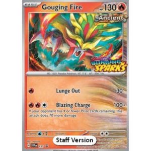 Pokemon Gouging Fire (SVP 151)- staff promo