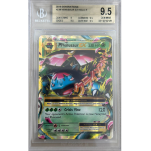 Pokemon MVenusaur EX (GEN 2)- Beckett 9.5