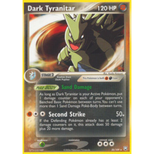 Pokemon Dark Tyranitar (TRR 20)-holo