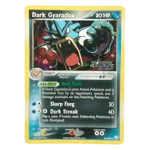Pokemon Dark Gyarados (TRR 36)- reverse