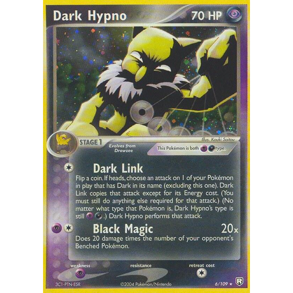 Pokemon Dark Hypno (TRR 6)