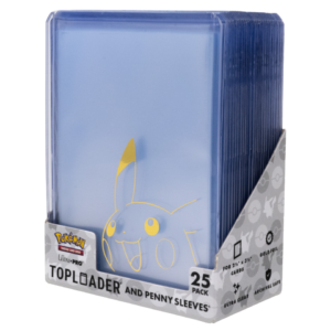 Ultra Pro Pokemon Pikachu Toploader / Penny Sleeves Combo