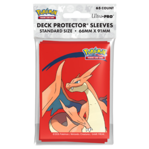 UP Pokemon Deck Protector Sleeves Mega Charizard Y (65 kom)